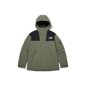 THE NORTH FACE Outdoor Hiking Waterproof And Windproof Windbreaker Jacket Unisex Green