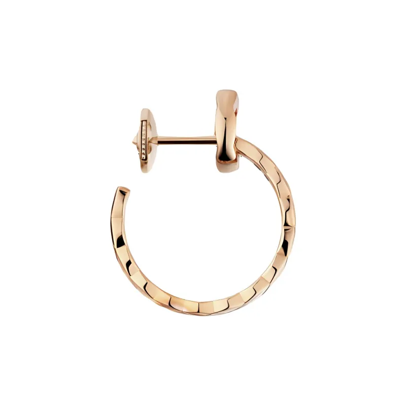 CHANEL 18k Earrings Unisex Gold-1