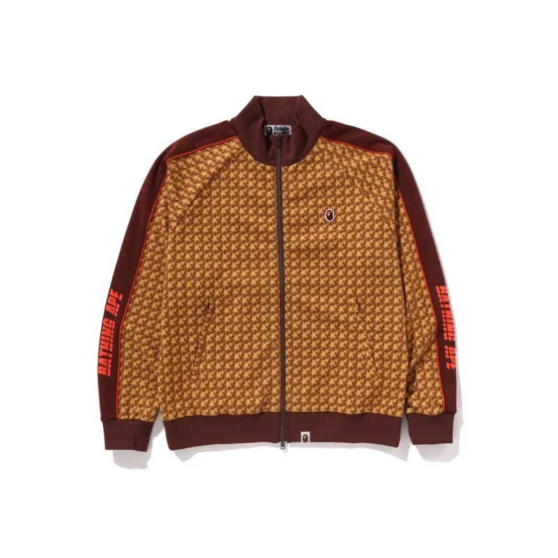 Bape Sta Houndstooth Jacquard Track Jacket-0