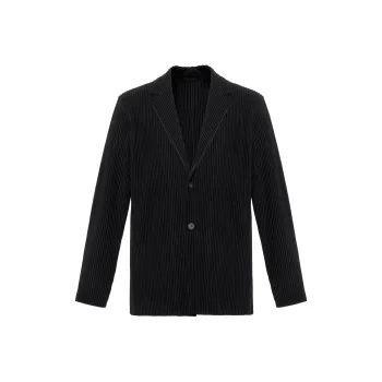 Homme Plissé Issey Miyake Business Suits Coats Men's Black