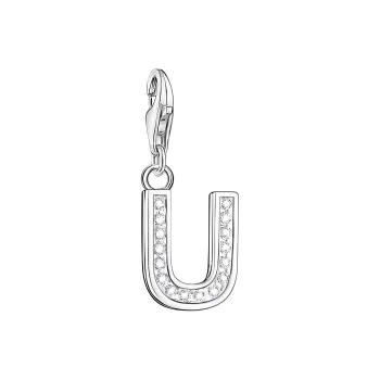 Thomas Sabo Cubic Zircon Sterling Silver Pendants Women's Silver