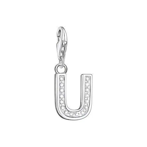 Thomas Sabo Cubic Zircon Sterling Silver Pendants Women's Silver