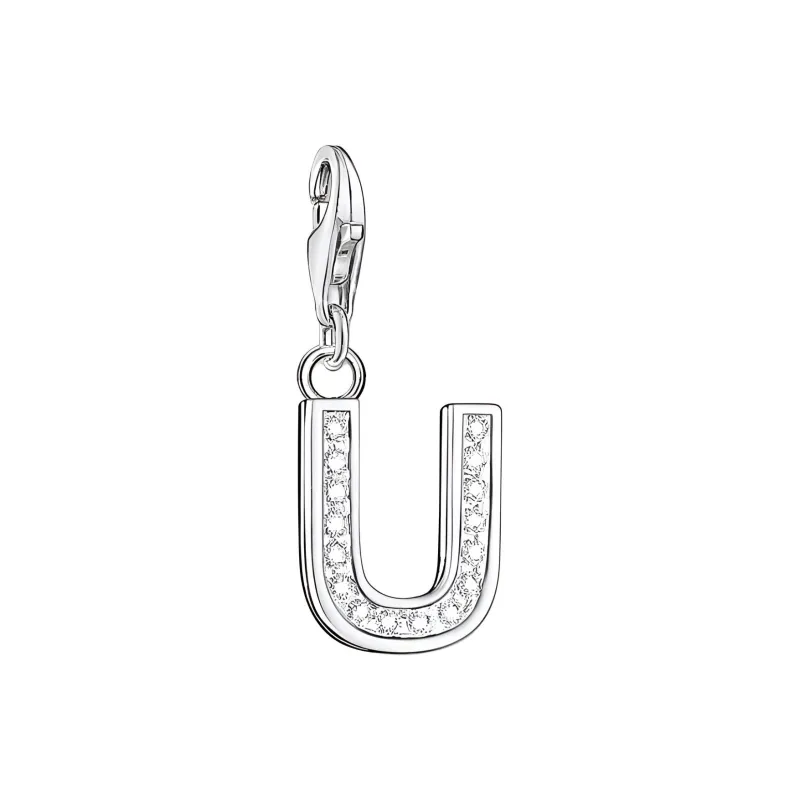 Thomas Sabo Cubic Zircon Sterling Silver Pendants Women's Silver-0
