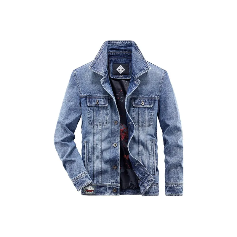 JEEP SPIRIT Denim Jackets Men-0