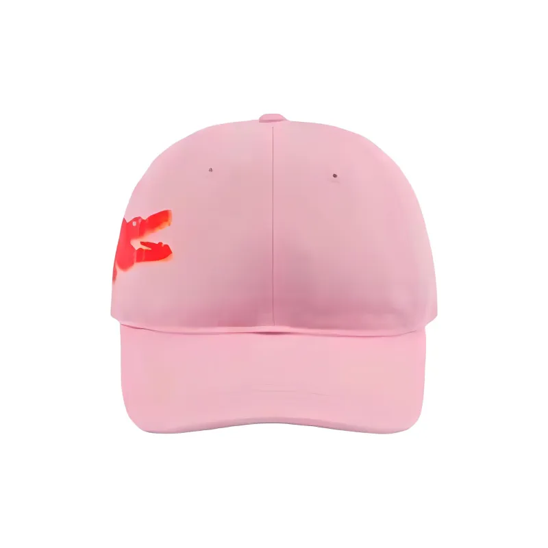 LACOSTE Cotton Baseball Caps Unisex Pink-0