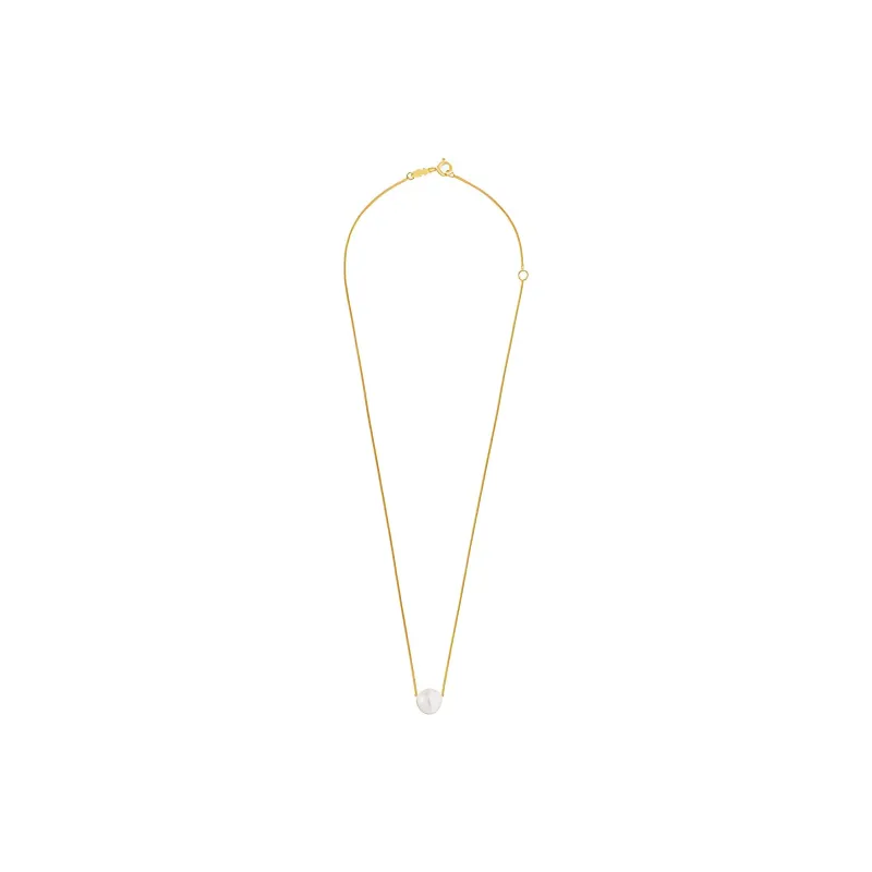 TAOSIXIONG Silver Necklaces Women's Gold-1