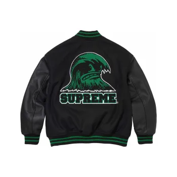 Supreme Wave Varsity Jacket