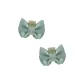 Light Blue Princess Head Bowknot Claw Clip (1 Pair)