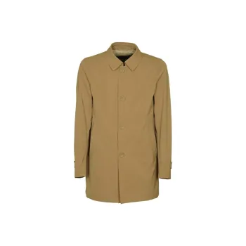 HERNO Single-Breasted Long Sleeved Trench Coat
