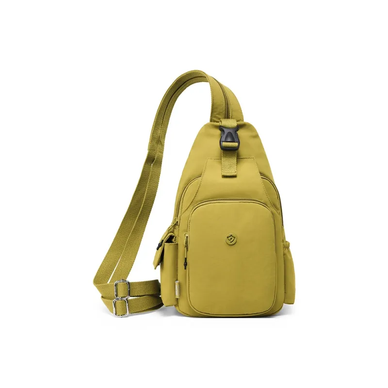 Gerlanx Nylon Fabric Double Shoulder Sling Bag Medium Size Women's Multicolor-11