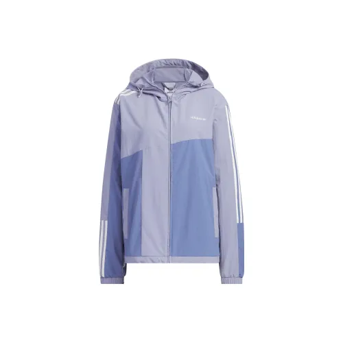 Adidas Originals Classic Three stripe Series Jacket Unisex Ash Violet