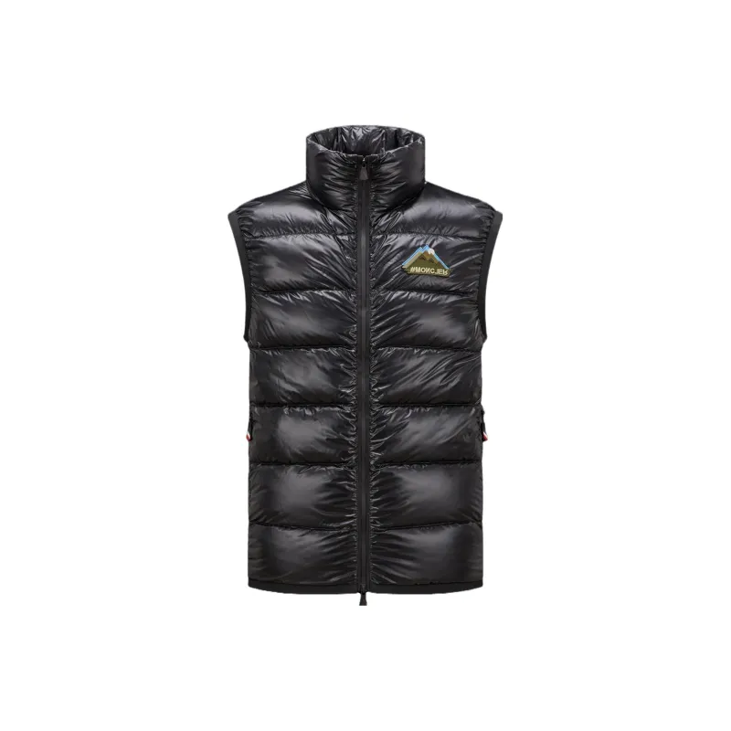 Moncler Grenoble Vests Men Black-0