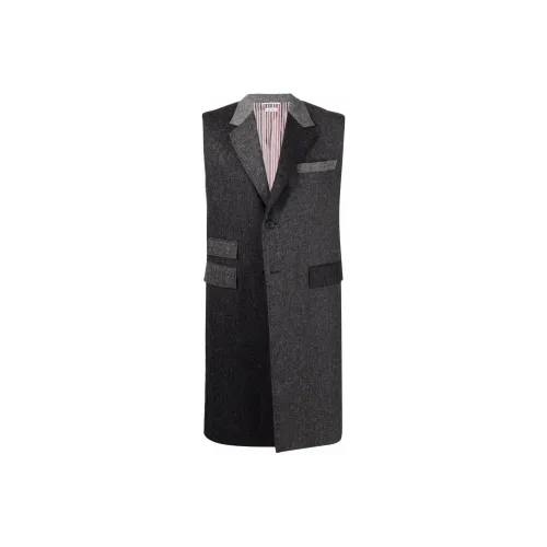 THOM BROWNE Vests Men Gray