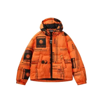 Mihara Yasuhiro X FILA MIHARA YASUHIRO Collaboration Collection Down Jackets Men Orange