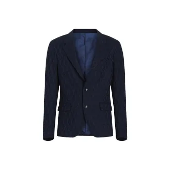 ETRO Single Breasted Logo Detailed Blazer