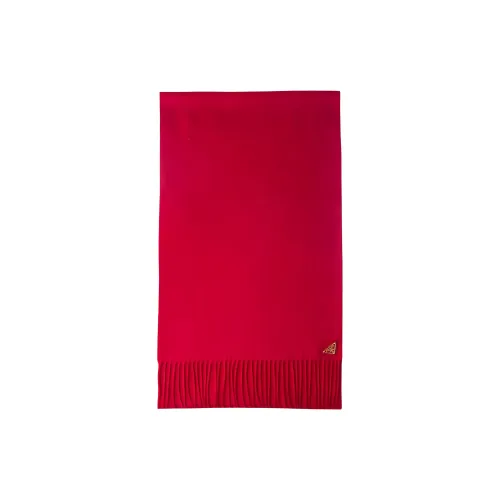 PRADA Fabric Knit Scarves Women's Red