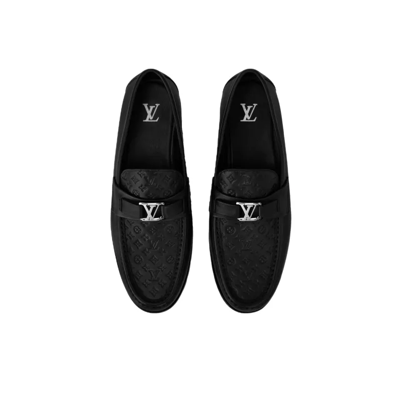 LOUIS VUITTON Major Casual Shoes Men's Black-3