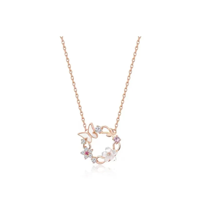 WAW Gold Plated Copper Necklaces Women's-0