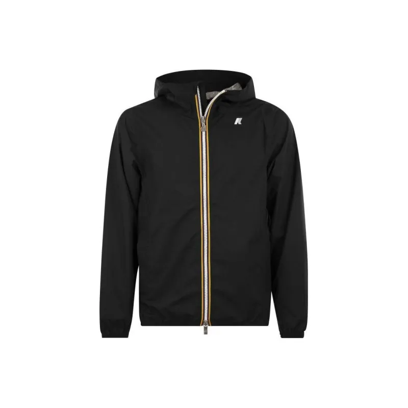K WAY Logo Printed Hooded Zipped Jacket-0