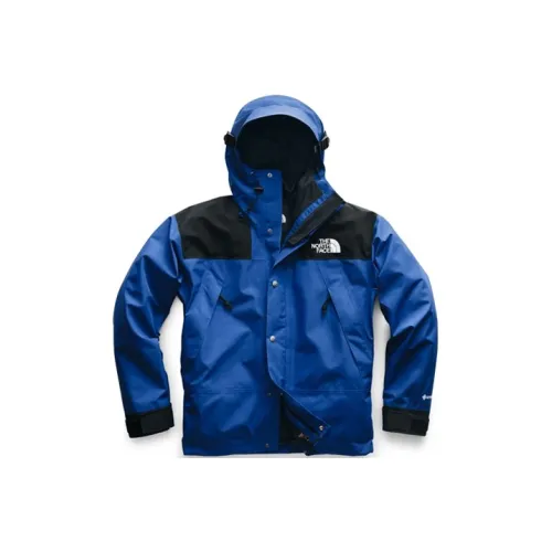 THE NORTH FACE 1990 Collection Outdoor Hiking Water Resistant Windproof And Rainproof Windbreaker Jacket Unisex Blue