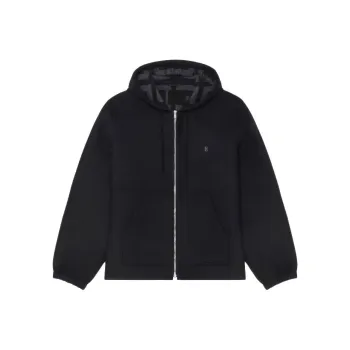 Givenchy 4G Pattern Zipped Hoodie