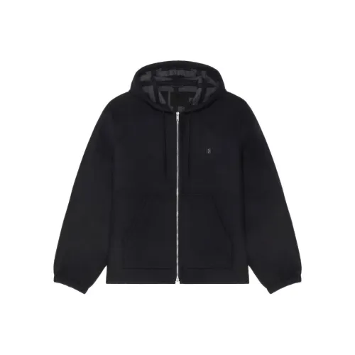 Givenchy 4G Pattern Zipped Hoodie