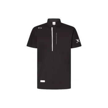 Oakley Skull Synchronism Valuable Shirt Polo Shirt Men's Black