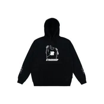Sta X UNDEFEATED STA Co branded Model Sweatshirts Unisex Black