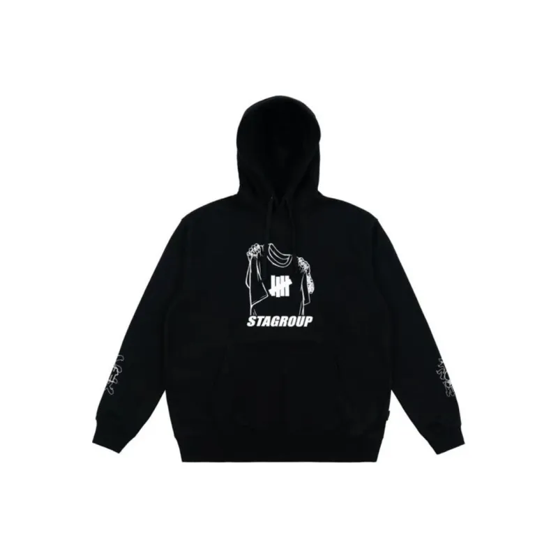 Sta X UNDEFEATED STA Co branded Model Sweatshirts Unisex Black-0