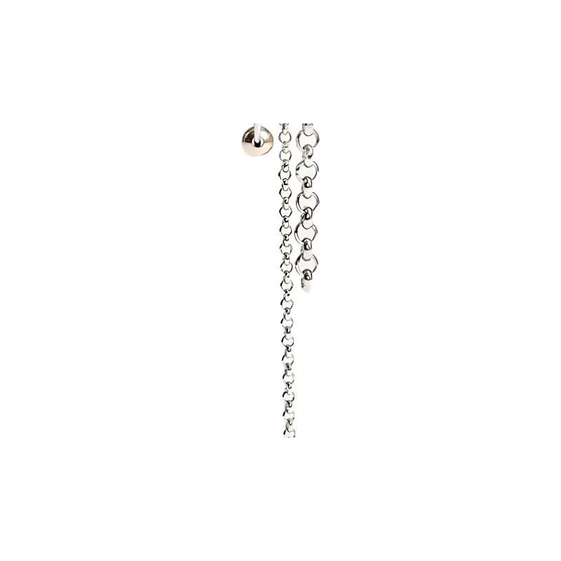 JUSTINE CLENQUET JEWELLERY Brass Earrings Women's Silver-1