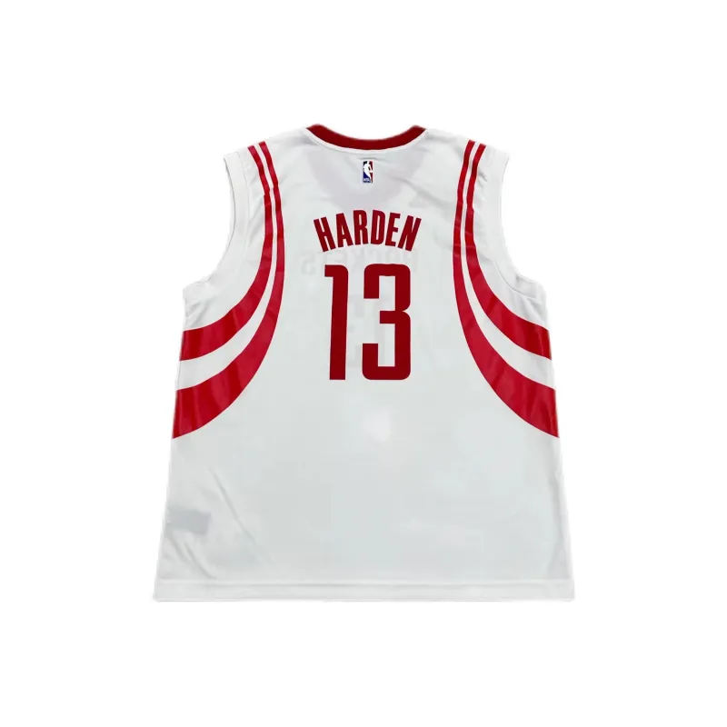Adidas x NBA Houston Rockets Harden Basketball Jersey Unisex White-1