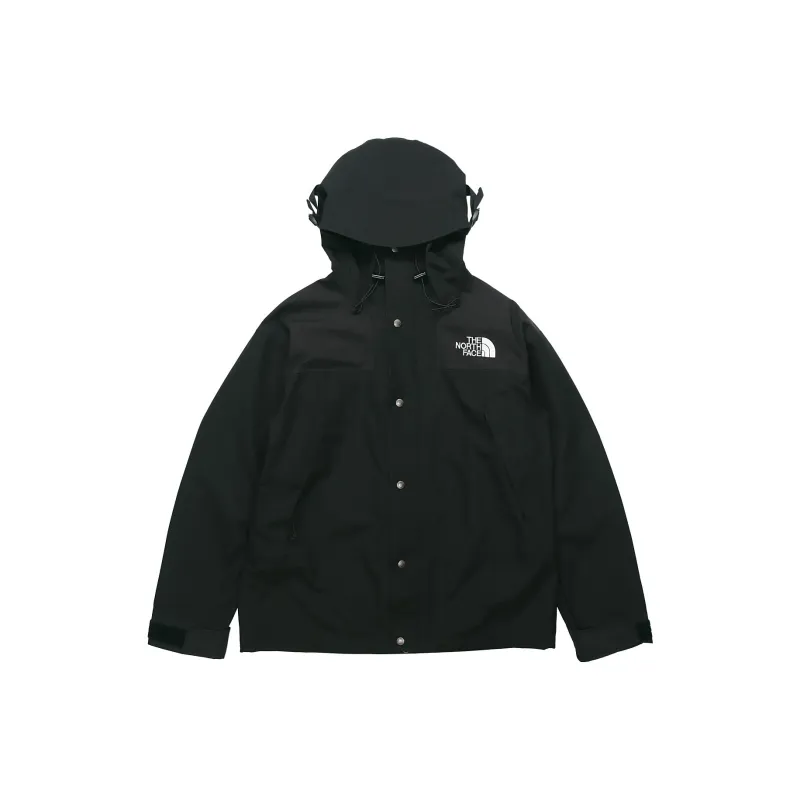 THE NORTH FACE 1990 Collection Outdoor Hiking Water Resistant Windproof Wear Resistant Windbreaker Jacket Men's Black-0