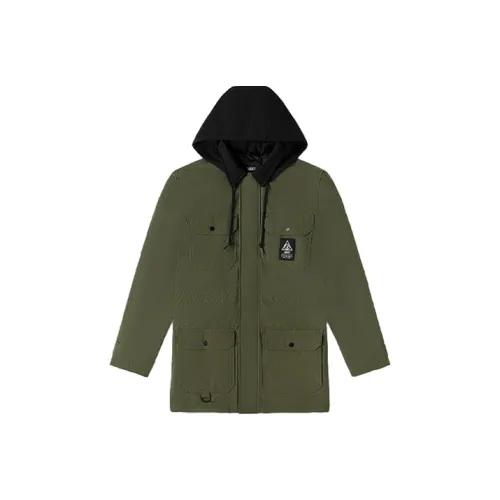 Vans Puffer rgblocks Men Army Green