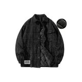 Black Plaid (Padded and Thickened)