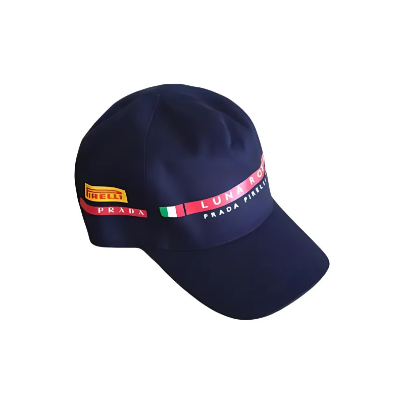 PRADA Cotton Baseball Caps Men's Multicolor-3