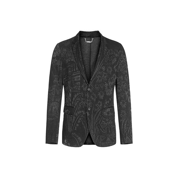 DAVID NAMAN Business Suits Men Black-0