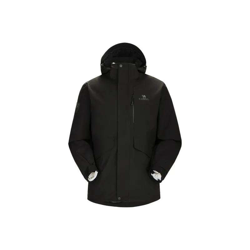 CAMEL All weather Waterproof And Windproof To Keep Warm Windbreaker Jacket Men's-5