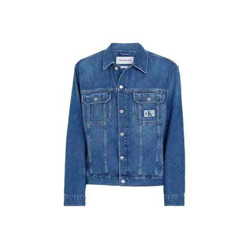 CALVIN KLEIN Denim Jacket Men's Medium Blue