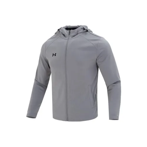 Under Armour Men's Sport Training Hooded Jacket Gray