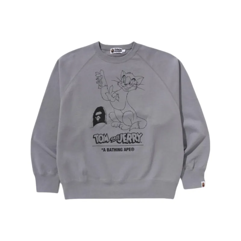 A BATHING APE x TOM AND JERRY SS25 Sweatshirt Men's-4