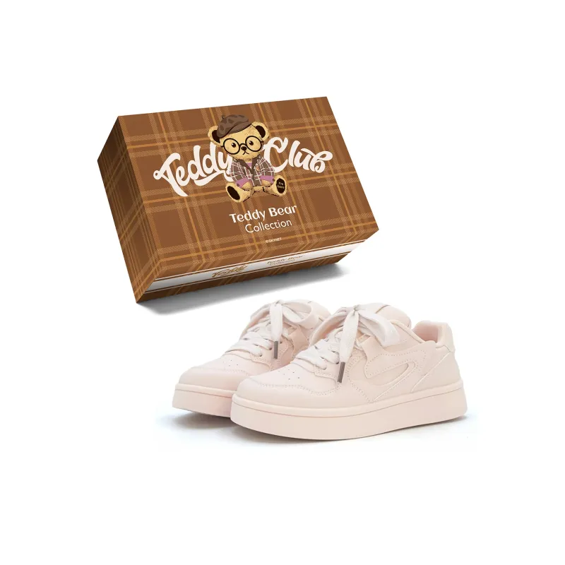 Teddy Bear Collection Slip Resistant, Abrasion Resistant, Lightweight Low Top Skateboard Shoes Women's-15