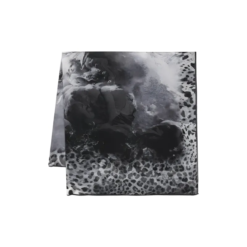 Roberto Cavalli Silk Silk Scarves Women's Black-0