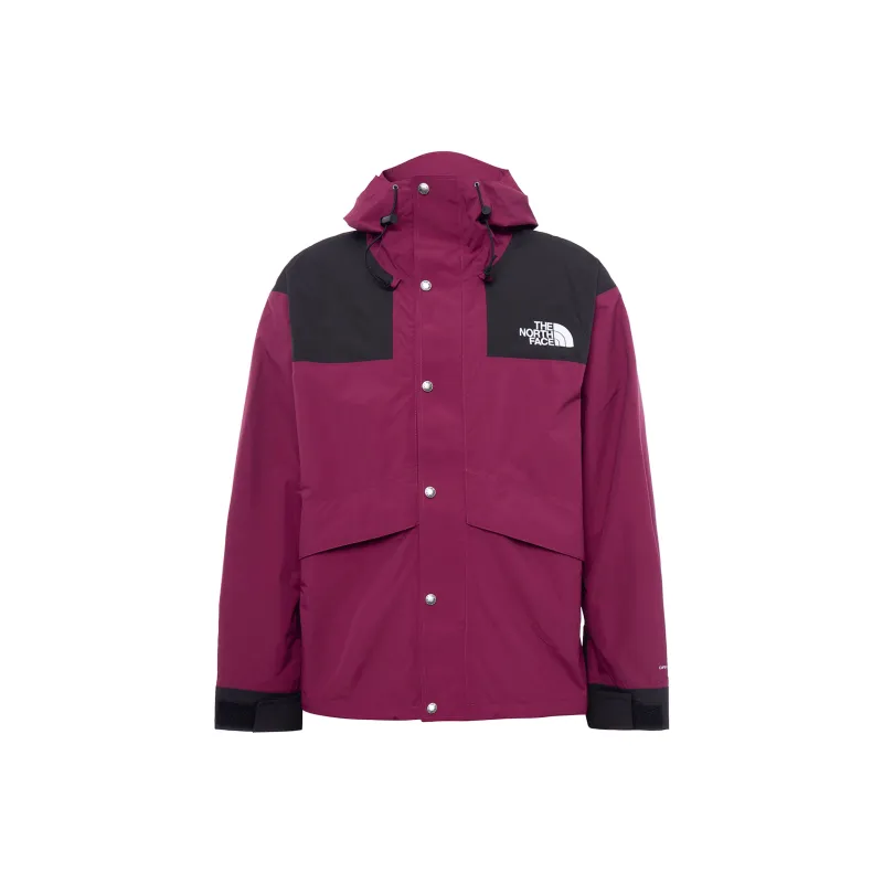 THE NORTH FACE 1986 Series Outdoor Hiking Water Resistant Windproof Wear Resistant Windbreaker Jacket Men's Purple-0
