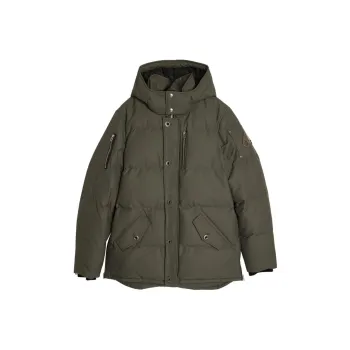 Moose Knuckles Forrestville 3 Logo-plaque Padded Jacket