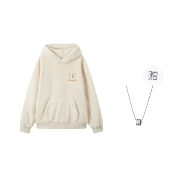 GAP Sweatshirts Unisex Beige+Necklace
