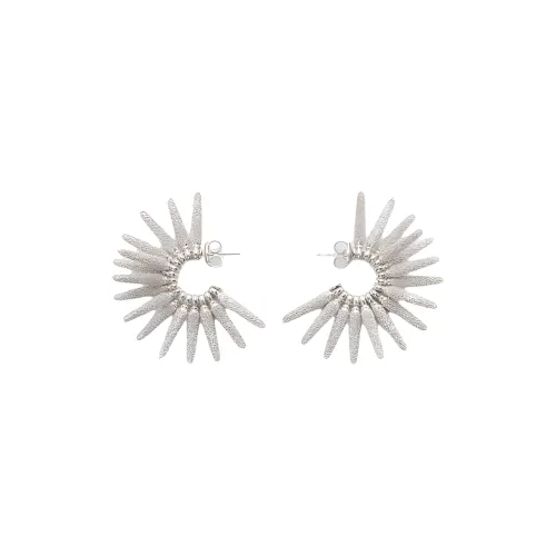 Bottega Veneta 925 Sterling Silver Earrings Women's Silver
