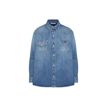 Valentino FW24 Jackets Coats Men's Dark Denim