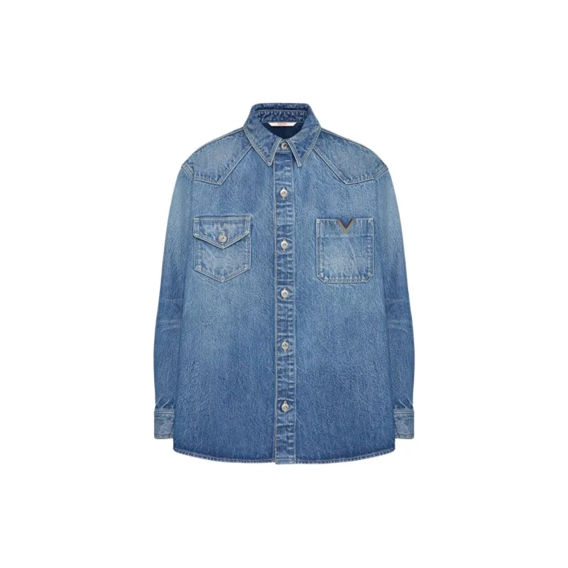 Valentino FW24 Jackets Coats Men's Dark Denim-0