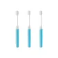 Foldable Toothbrush 3-Pack--Blue