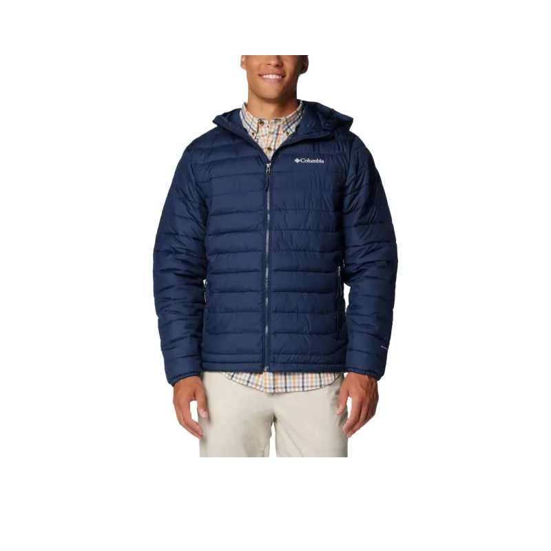 Columbia Powder Lite 2 Jacket Men's Preppy Marine Blue-0